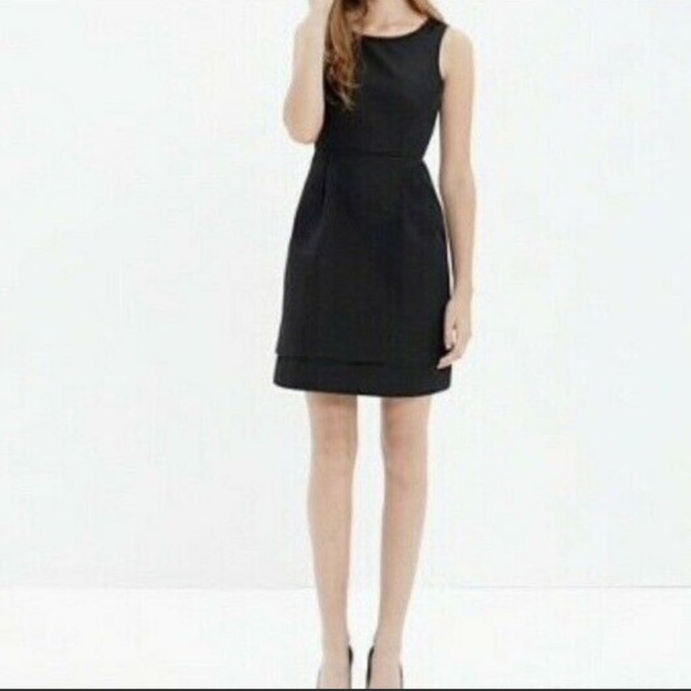 NWT "Lowlight" dress black gold polka dots